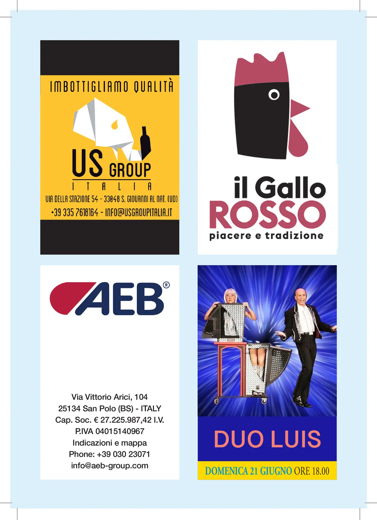 Programma Fiera dei vini